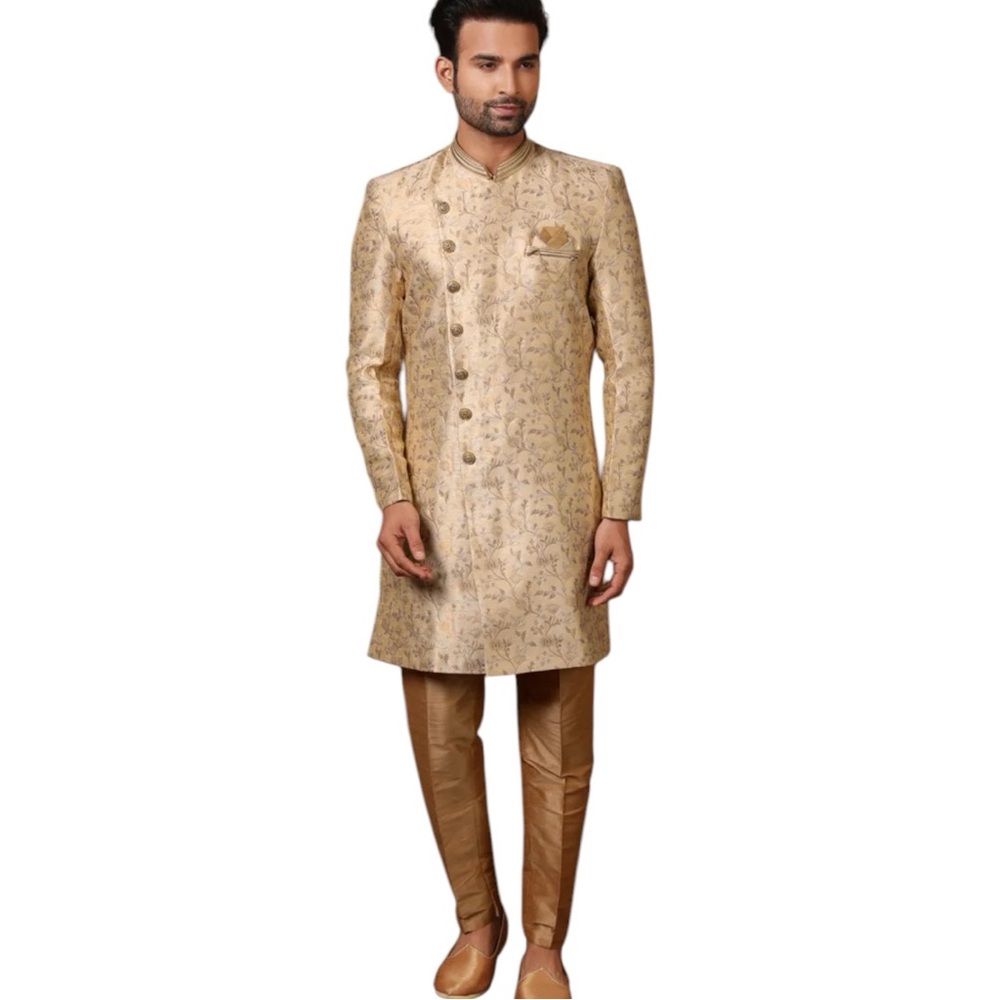 Indian Mens Wedding Bollywood Party Designer Traditional Indo Western, S…